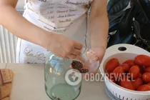 Маринованные помидоры с горчицей - Шаг 1 Маринованные помидоры с горчицей - Шаг 1