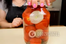 Маринованные помидоры с луком - Шаг 11 Маринованные помидоры с луком - Шаг 11