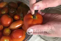 Быстрые маринованные помидоры - Шаг 2 Быстрые маринованные помидоры - Шаг 2