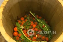Бочковые квашеные помидоры - Шаг 4 Бочковые квашеные помидоры - Шаг 4