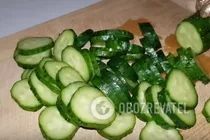 Салат на зиму с огурцами и капустой - Шаг 1 Салат на зиму с огурцами и капустой - Шаг 1