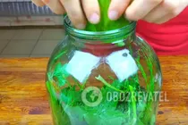 Квашеные помидоры с зеленью - Шаг 4 Квашеные помидоры с зеленью - Шаг 4