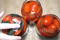 Сладкие маринованные помидоры - Шаг 4 Сладкие маринованные помидоры - Шаг 4