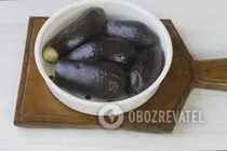 Мариновані баклажани з овочами і коріандром - Крок 2 Мариновані баклажани з овочами і коріандром - Крок 2