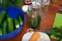 Маринованные огурцы "5 минут" - Шаг 3 Маринованные огурцы "5 минут" - Шаг 3