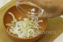 Мариновані баклажани із цибулею та оцтом - Крок 4 Мариновані баклажани із цибулею та оцтом - Крок 4