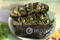 Мариновані баклажани із зеленню й оцтом - Крок 10 Мариновані баклажани із зеленню й оцтом - Крок 10