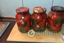 Маринованные помидоры с чесноком - Шаг 7 Маринованные помидоры с чесноком - Шаг 7