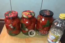 Маринованные помидоры с чесноком - Шаг 8 Маринованные помидоры с чесноком - Шаг 8