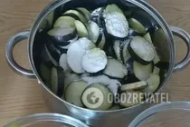 Маринованные баклажаны с маслом и чесноком - Шаг 2 Маринованные баклажаны с маслом и чесноком - Шаг 2