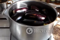 Маринованные баклажаны в кастрюле - Шаг 2 Маринованные баклажаны в кастрюле - Шаг 2