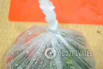 Швидкі помідори в пакеті з кропом - Крок 7 Швидкі помідори в пакеті з кропом - Крок 7
