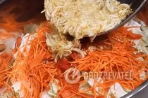 Овощной салат с кориандром - Шаг 7 Овощной салат с кориандром - Шаг 7