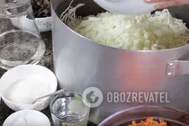 Салат з капустою і грибами - Крок 2 Салат з капустою і грибами - Крок 2