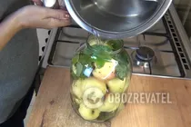Моченые яблоки с сахаром - Шаг 5 Моченые яблоки с сахаром - Шаг 5