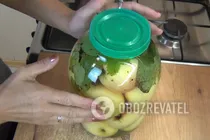 Моченые яблоки с сахаром - Шаг 6 Моченые яблоки с сахаром - Шаг 6
