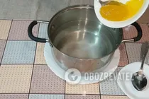 Моченые яблоки с медом и мелиссой - Шаг 4 Моченые яблоки с медом и мелиссой - Шаг 4