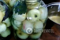Моченые яблоки с базиликом - Шаг 6 Моченые яблоки с базиликом - Шаг 6