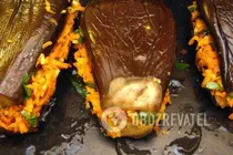 Квашеные баклажаны с кинзой и овощами - Шаг 10 Квашеные баклажаны с кинзой и овощами - Шаг 10