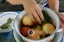 Моченые яблоки с горчицей - Шаг 2 Моченые яблоки с горчицей - Шаг 2