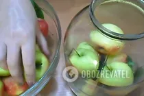 Моченые яблоки в банке - Шаг 4 Моченые яблоки в банке - Шаг 4