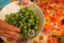 Компот із агрусу з м'ятою - Крок 1 Компот із агрусу з м'ятою - Крок 1