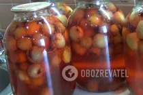 Сливово-фруктовий компот - Крок 10 Сливово-фруктовий компот - Крок 10