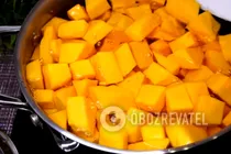 Компот из тыквы с лимоном - Шаг 3 Компот из тыквы с лимоном - Шаг 3
