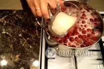 Компот из вишни с косточкой - Шаг 5 Компот из вишни с косточкой - Шаг 5
