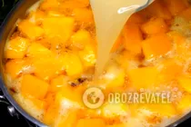Компот из тыквы с лимоном - Шаг 5 Компот из тыквы с лимоном - Шаг 5