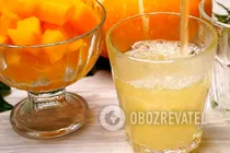 Компот из тыквы с лимоном - Шаг 8 Компот из тыквы с лимоном - Шаг 8