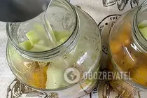 Компот из алычи и кабачков - Шаг 7 Компот из алычи и кабачков - Шаг 7