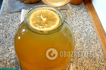 Абрикосовий компот з лимоном - Крок 7 Абрикосовий компот з лимоном - Крок 7