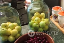 Компот із яблук та вишні - Крок 3 Компот із яблук та вишні - Крок 3