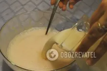 Гоголь-моголь з вишневим соком - Крок 4 Гоголь-моголь з вишневим соком - Крок 4