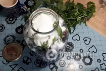 Компот із черешні з м'ятою - Крок 5 Компот із черешні з м'ятою - Крок 5