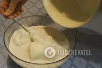Гоголь-моголь з вишневим соком - Крок 6 Гоголь-моголь з вишневим соком - Крок 6
