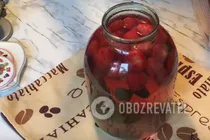Клубничный компот с мятой - Шаг 6 Клубничный компот с мятой - Шаг 6