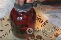 Клубничный компот с мятой - Шаг 7 Клубничный компот с мятой - Шаг 7