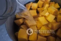 Швидкий гарбузовий сік із цукром - Крок 2 Швидкий гарбузовий сік із цукром - Крок 2