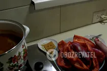 Томатний сік з овочами - Крок 2 Томатний сік з овочами - Крок 2