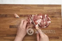 Харчо с аджикой и орехами - Шаг 1 Харчо с аджикой и орехами - Шаг 1
