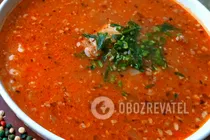 Харчо с аджикой и орехами - Шаг 11 Харчо с аджикой и орехами - Шаг 11