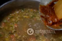 Харчо с помидорами и рисом - Шаг 13 Харчо с помидорами и рисом - Шаг 13
