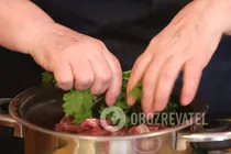 Харчо с чесноком и острым перцем - Шаг 2 Харчо с чесноком и острым перцем - Шаг 2