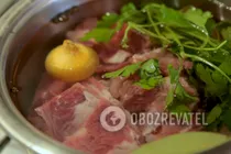 Харчо с чесноком и острым перцем - Шаг 3 Харчо с чесноком и острым перцем - Шаг 3