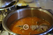 Харчо с чесноком и острым перцем - Шаг 10 Харчо с чесноком и острым перцем - Шаг 10