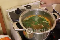 Харчо з гострим перцем і томатною пастою - Крок 15 Харчо з гострим перцем і томатною пастою - Крок 15