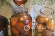 Компот з цілих персиків - Крок 7 Компот з цілих персиків - Крок 7