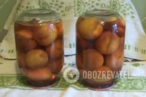 Компот з цілих персиків - Крок 8 Компот з цілих персиків - Крок 8